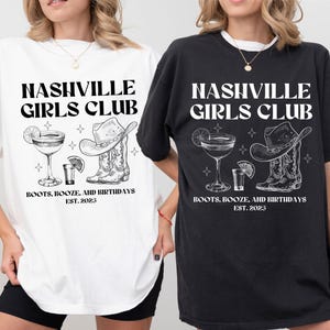 Fête d'anniversaire à Nashville png, voyage de filles à Nashville, week-end d'anniversaire, chemises de groupe assorties png, voyage de filles, anniversaire de cow-girl, bottes alcoolisées
