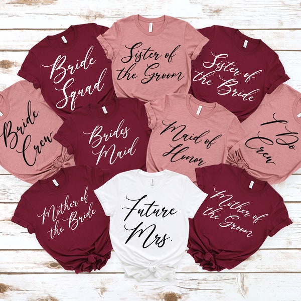 Wedding Party png, Bachelorette Party png, Bridal Party, Bridesmaid Gifts, Wedding Shirts, Bride Squad png, Bride Crew, MOB, MOG, Hen Party