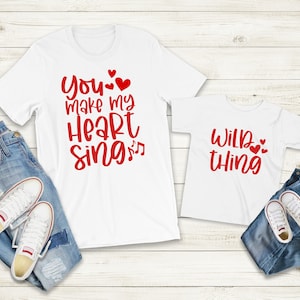 Valentijn mama en ik png, mama en ik png, wild ding, DIY shirt moeder en zoon dochter, moederdagcadeau, Valentijnsdagcadeau