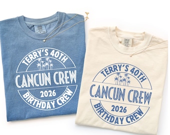 Birthday Trip PNG, Custom Matching Group Vacation Shirts (Digital Download)