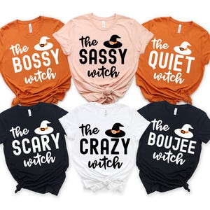 Matching Witch PNG Bundle, Funny Halloween Shirts for Friends, Witch Group Costume, Halloween Party PNG, Spooky Season Digital Download