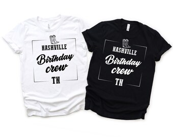 Nashville Birthday Crew PNG, Cowgirl Nash Bash (Digital Download)
