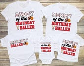Sports Birthday Family Shirts PNG, Athlete Party Theme (Digital Download)