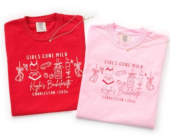 Custom Girls Gone Mild PNG, Bachelorette Party PNG, Personalized Bach Weekend Design (digital download)