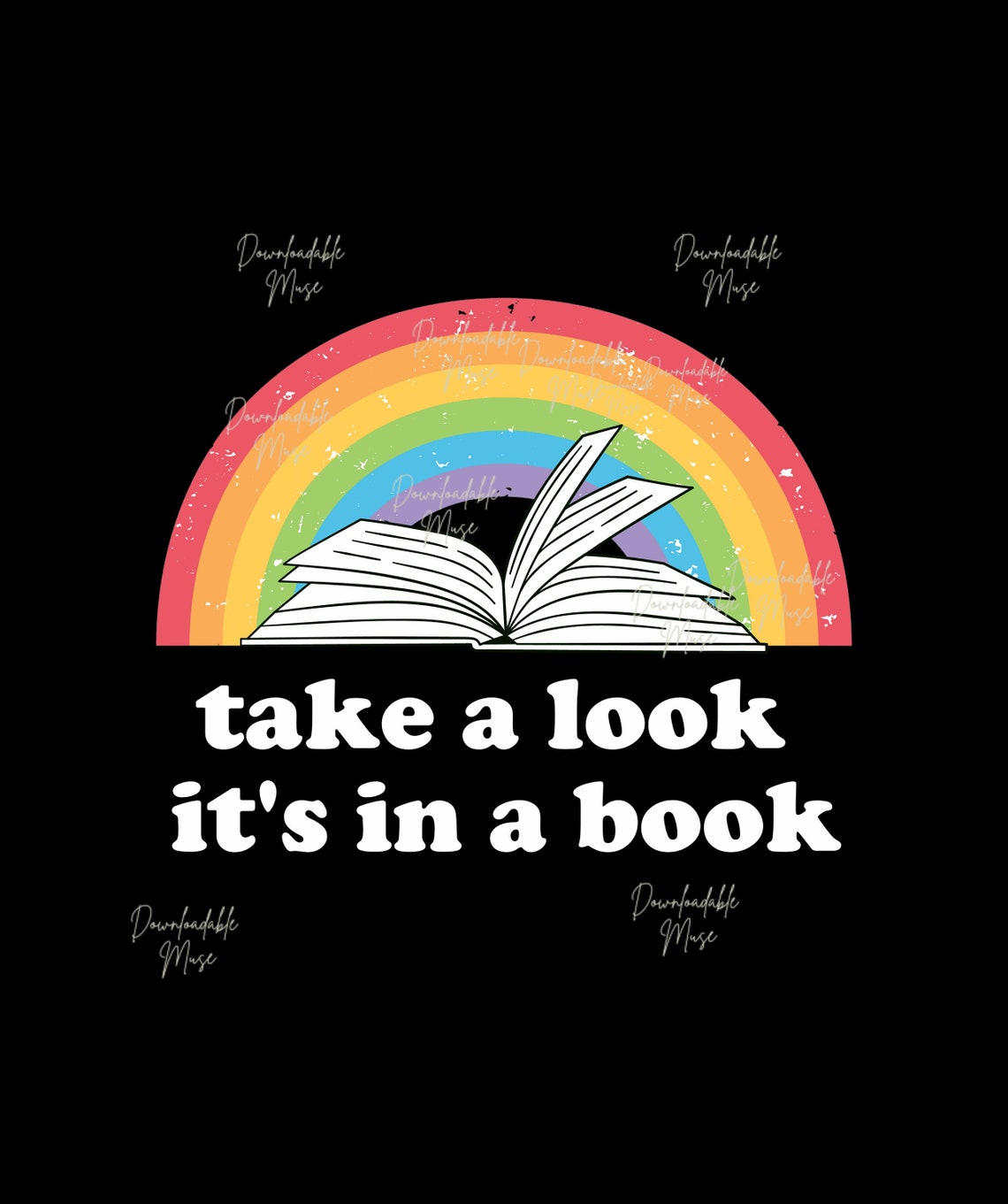80s Reading Rainbow PNG, Book Lover Gift (digital Download) - Etsy