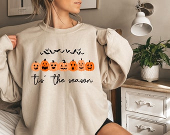 Es la temporada de Halloween Calabaza PNG, Diseño espeluznante de otoño (Descarga digital)