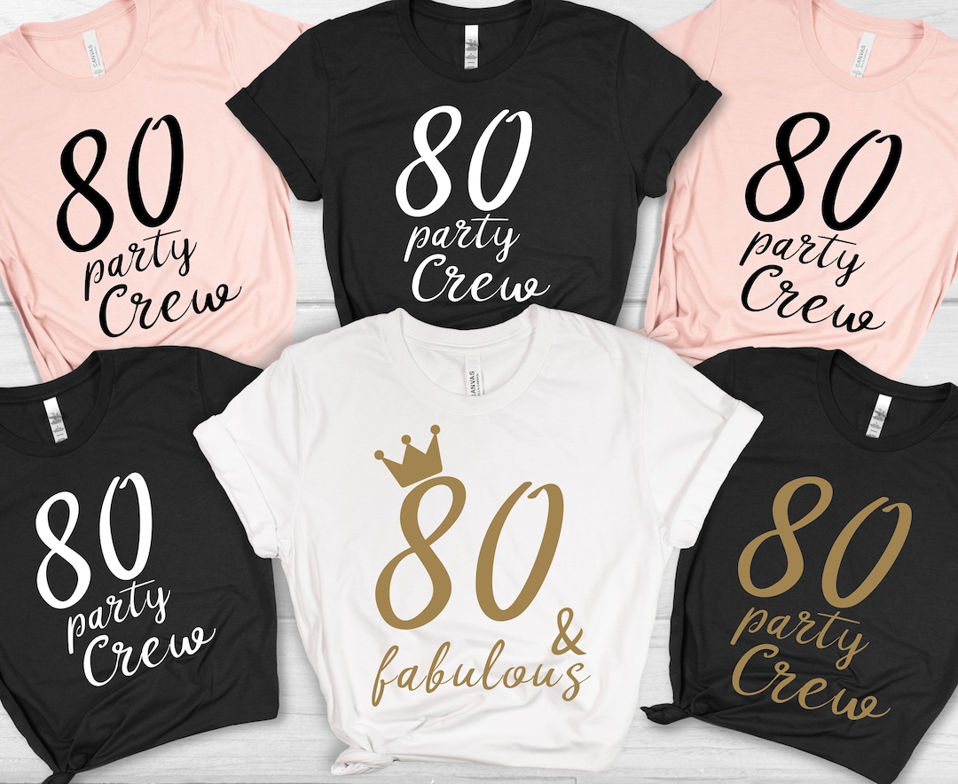 80th Birthday PNG Bundle, DIY 80 and Fabulous, 1943 Birthday Party, DIY ...