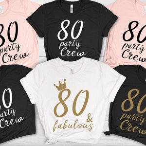 80e anniversaire PNG Bundle, DIY 80 et fabuleux, fête d’anniversaire 1943, chemise de fête d’anniversaire DIY 80e, équipe d’anniversaire, équipe d’anniversaire, joyeux 80e