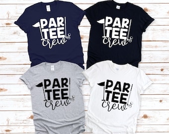 Par Tee Crew PNG, Golf Group Trip Party Matching Shirts (Digital Download)