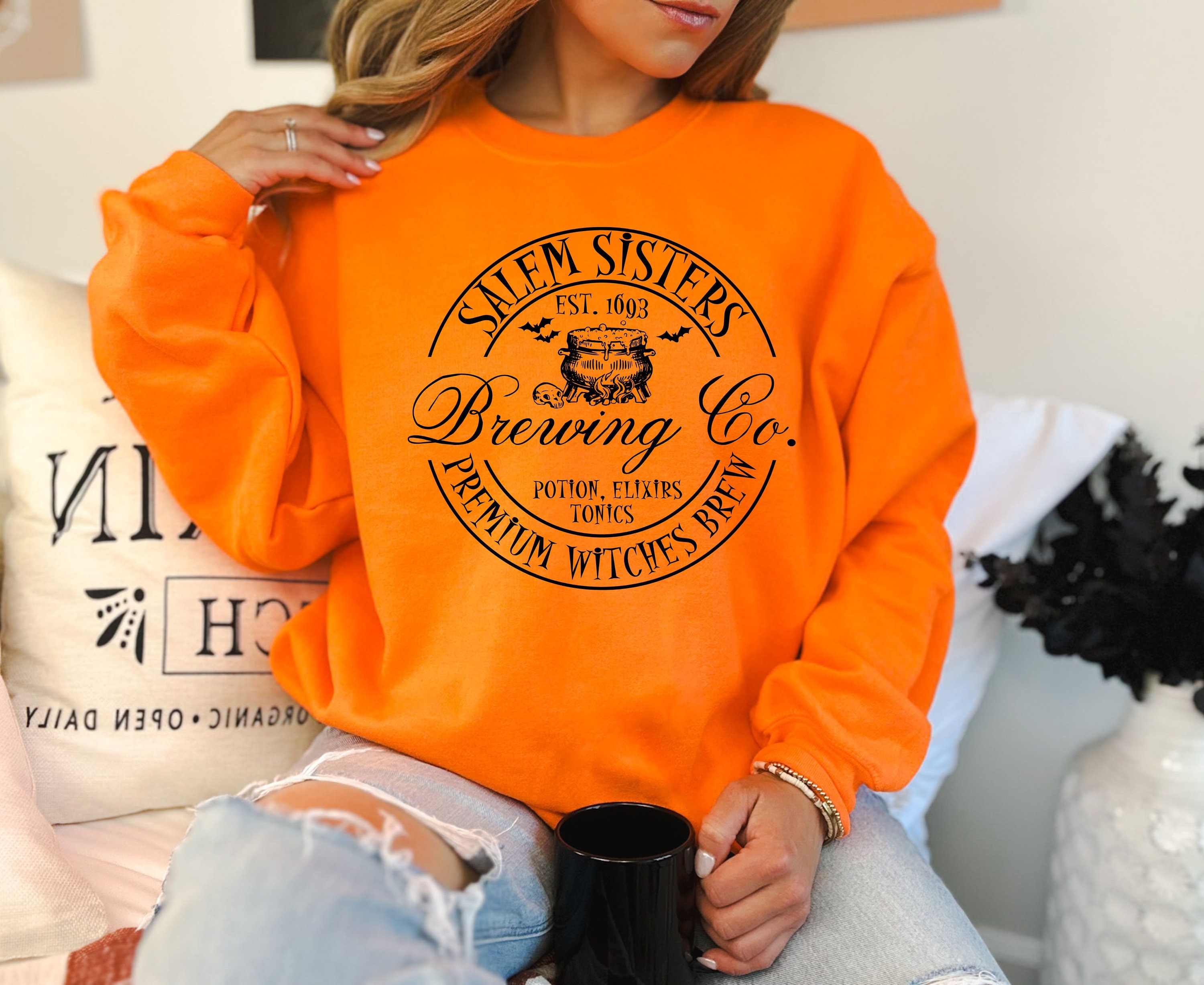 Salem Sisters Brewing Co., Halloween PNG, Halloween Shirt, Witch PNG, Funny Halloween, Witchy Woman, Witchcraft PNG, Witch Club
