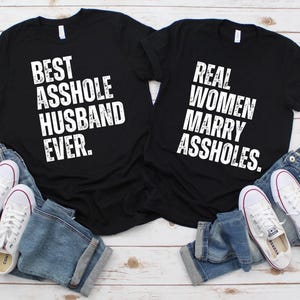 Stellen png, beste lul ooit, echte vrouwen trouwen met klootzakken, man en vrouw, shirt matchend koppel png, cadeau stel, voor hem en haar