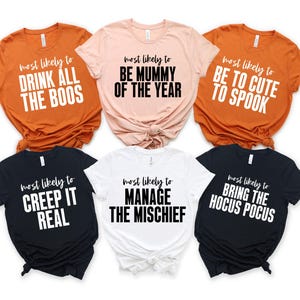 Family Halloween PNG, Most Likely to Halloween, Funny Matching Halloween png, Halloween Family Party Costume, The Boo Crew, Tis the Season
