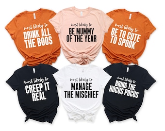 Funny Family Halloween PNG, Matching Costume Design (Digital Download)