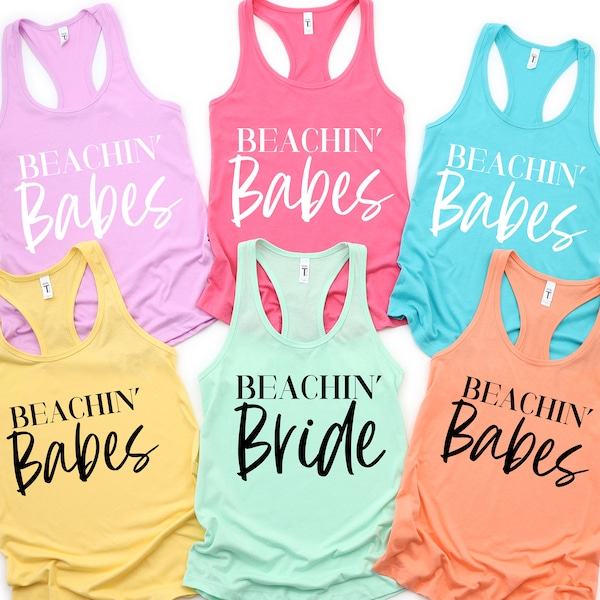 Beach Bachelorette PNG Bundle, Beachin Babes, Beachin Bride, DIY Bachelorette Party Shirts, Beach Wedding, DIY Bachelorette, Bridal party