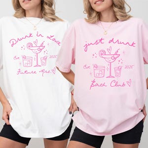 Bachelorette Party PNG, Betrunken in Liebe, Gerade betrunken, Der Bach Club, Bachelorette Cocktail Club, Zukünftige Frau Braut Shirt, Brautdusche Party