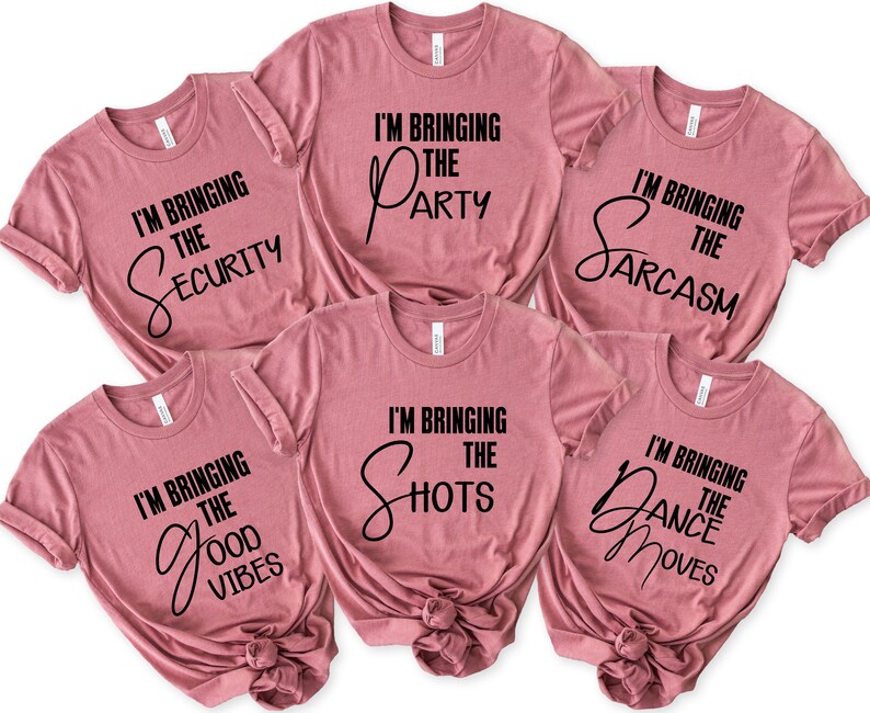 50th Birthday PNG Bundle, Funny Birthday Group Shirts Designs, I’m Bringing The Party image 2