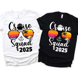Camisetas de vacaciones familiares a juego para hacer tú mismo PNG, camisetas de Cruise Squad, crucero familiar, crucero grupal, viaje divertido en crucero