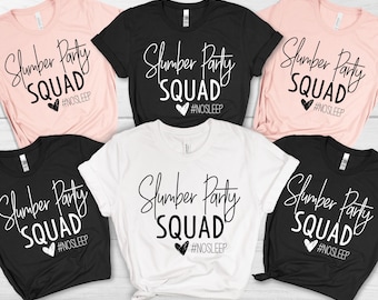 Slumber Party Squad, png, logeershirtontwerp (digitale download)