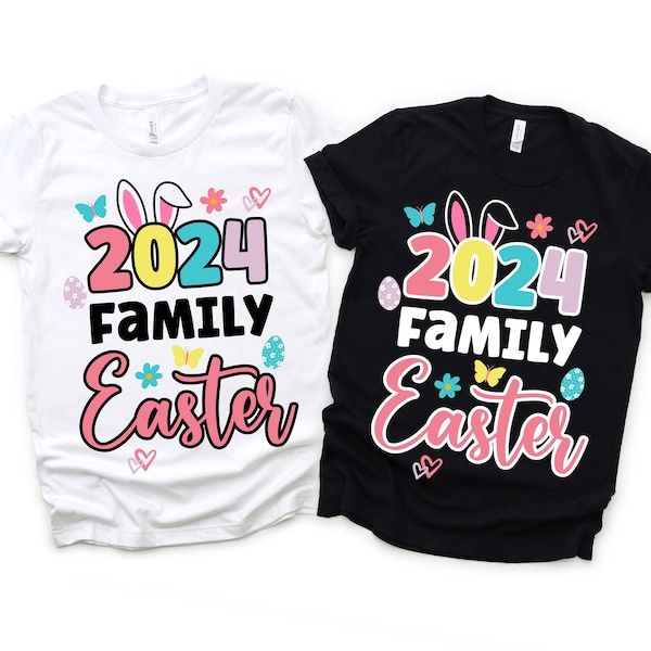 Easter Family PNG, Easter Egg Hunt, Easter Family Gift, 2024 Easter Holiday, Matching Shirts, Family shirts PNG, Bunny Ears PNG, Cousin Crew