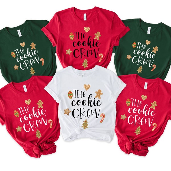 The Cookie Crew PNG Bundle, DIY Funny Christmas Family Christmas Shirt, Gingerbread Christmas, Christmas Baking party, Christmas Gifts