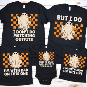 Matching Family Halloween PNG Bundle, DIY Family Group Halloween Shirt, Retro Halloween Costumes, Halloween Gift, Spooky Halloween Party