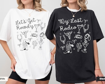 Last Rodeo Bachelorette Party PNG, Cowgirl Western Theme (Digital Download)