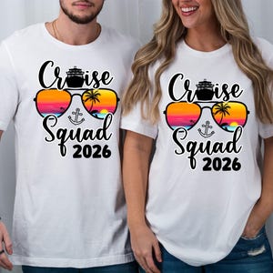 Cruise Squad 2026 PNG, Family Cruise Shirt Design, Matching Trip Shirts Digital