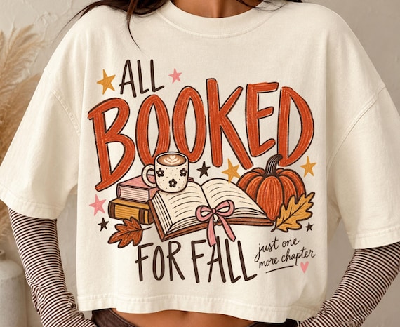 Fall Book Lover Shirt, Bookish Pumpkin Shirt, Cozy Reading Graphic Tee
