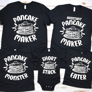 Pannenkoekenmaker familie png, bijpassende shirts, papa en ik, vaderdag png, grappige papa png, mama en ik, vaderdagcadeau, papa leven, papa citaat