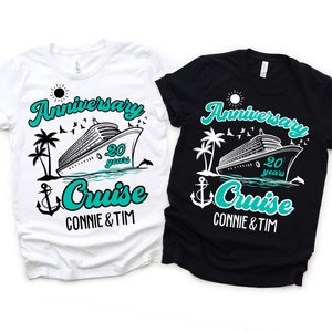 Anniversary Cruise Custom PNG, Couples Cruise, Honeymoon Trip, Cruise Squad, Vacation Shirts PNG, His and Hers, Cruise Couples Gift