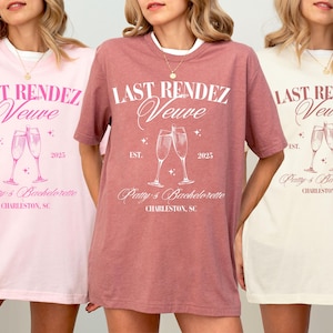 Última cita Veuve Despedida de soltera personalizada PNG, Despedida de soltero, Camisetas para fiesta nupcial, Despedida de soltera con champán, Club de novias, Club de solteros, Camisa de novia