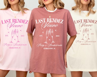Last Rendez Veuve Bachelorette Party PNG, Bridal Party Tees (Digital Download)