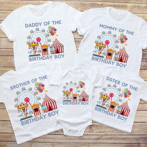 Zirkus Geburtstagskind PNG Bundle, DIY Karneval Geburtstag Shirt, Familien Zirkus Geburtstag T-Shirts, Geburtstagsparty PNG, Zirkus Thema