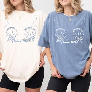 Mermaid Beach Bachelorette, Shell Bikini Shirt Design PNG (Digital Download)