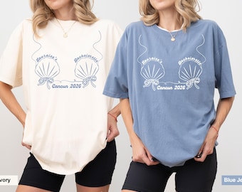 Mermaid Beach Bachelorette, Shell Bikini Shirt Design PNG (Digital Download)
