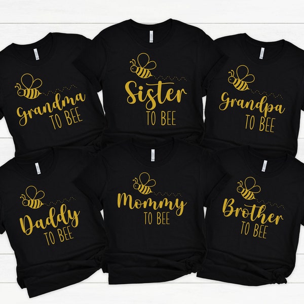 Baby Bee Announcement PNG Bundle, Personalized Baby Shower Matching Shirt, Mommy to Bee, Pregnancy Reveal, Gender Reveal Party, Party shirt