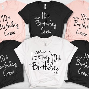 It's My 90e verjaardag PNG, 90e verjaardag crew, DIY verjaardagsfeestje shirts, bijpassende shirts, verjaardagsploeg, feestploeg, verjaardagsfeestje, verjaardag png PNGEgg