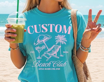 Custom Bachelorette Birthday Beach Girls Trip PNG, Matching Shirts (Digital Download)