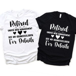 Nouveau lot PNG grand-mère à la retraite, cadeau de retraite, fête des mères, chemise grand-mère, cadeaux drôles, fête de départ à la retraite, officiellement retraité