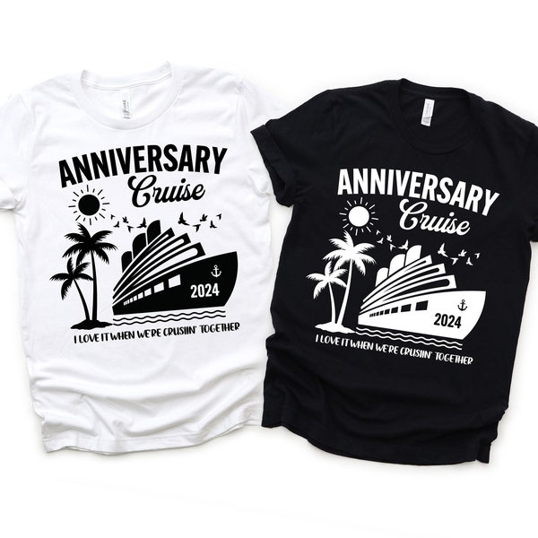 2024 Anniversary Cruise Vacation PNG, DIY Cruise Shirts, Anniversary, His and Hers, Cruise Vacation, Cruise Trip png, Couples Cruise png