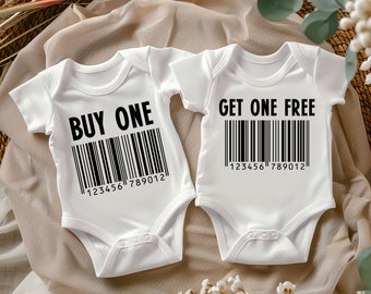 Twins PNG, Buy One Get One Free, Funny Twins PNG, Baby Shower Gifts, Twins Birthday, Twin Squad, Sibling Matching Shirts, Pregnancy Reveal