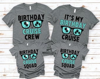 Birthday Cruise png, Matching Family Vacation Tees Design, Cruise Crew or Squad (digital download)