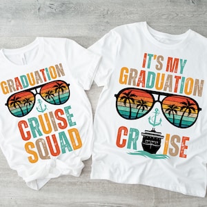 Abschlusskreuzfahrt PNG, Klasse von 2025, Familien-Abschlusskreuzfahrt, Cruise Squad Shirts, Senior 2025 Passende Hemden, Urlaub PNG, Cruise Crew