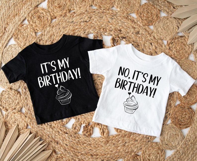 Twins Birthday PNG, It's My Birthday, Twins Birthday Gift, Birthday Girl Boy Party, Birthday PNG,  It's Our Birthday, Matching shirts, Twin Birthday Shirts, Birthday Crew, Birthday Squad