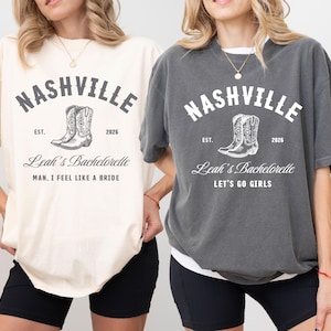 Nashville Bachelorette Party PNG, Western Cowgirl Bride Design (Digital Download)