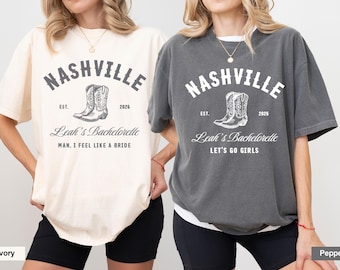 Nashville Bachelorette Party PNG, Western Cowgirl Bride Design (Digital Download)