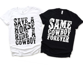 Same Cowboy Forever PNG Bundle, Nashville Bachelorette Cowgirl Shirt Designs