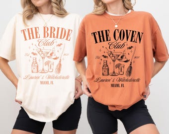 Witchy Bachelorette PNG, Coven Club Bride Squad Design (Digital Download)