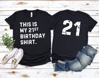 21st Birthday Shirt PNG, 2003 Birthday Design (Digital Download)