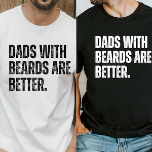 Pai engraçado PNG, presente de dia dos pais, pais com barbas são melhores, presente para o pai, camiseta legal para o pai, presente para o novo pai, camiseta para o dia dos pais, presente das crianças